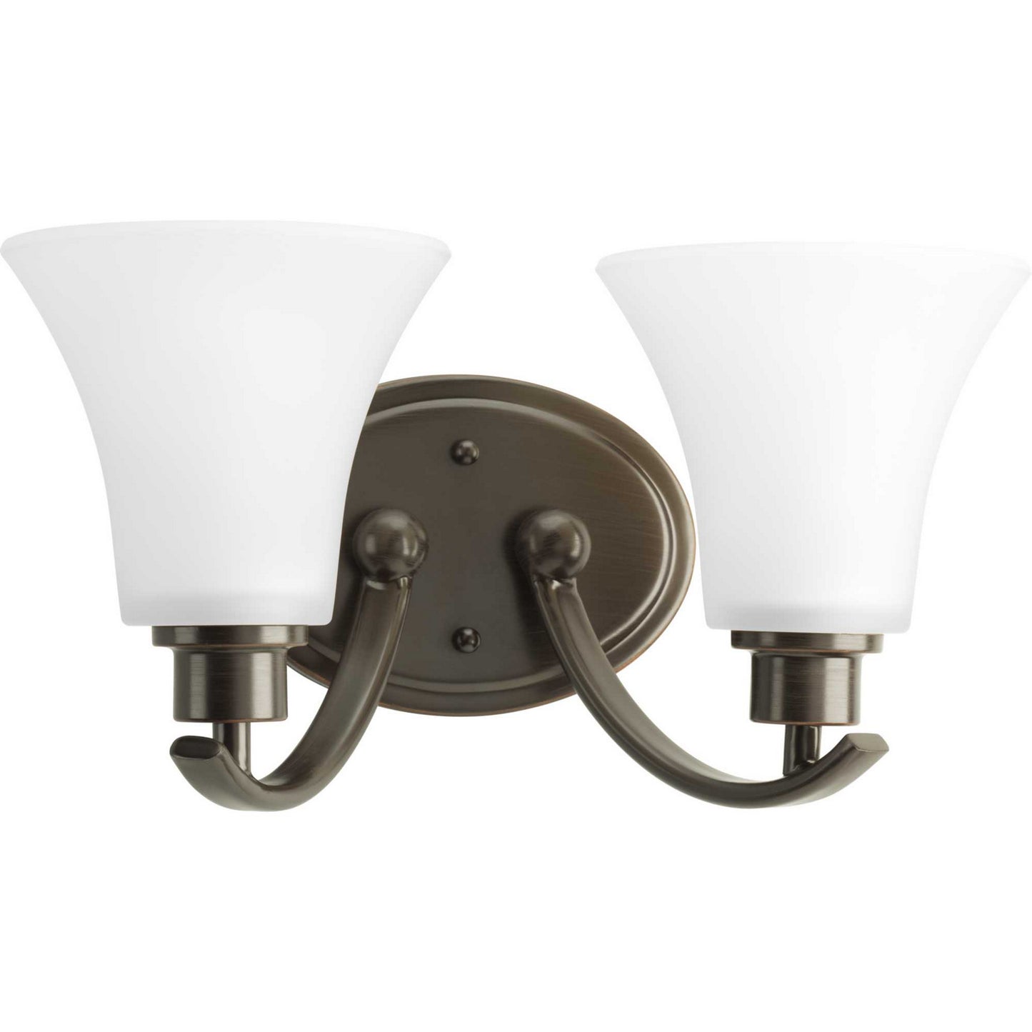 Joy Two Light Bath Bracket in Antique Bronze