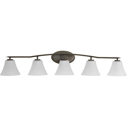 Progress Lighting - P2016-20W - Five Light Bath Bracket - Bravo - Antique Bronze
