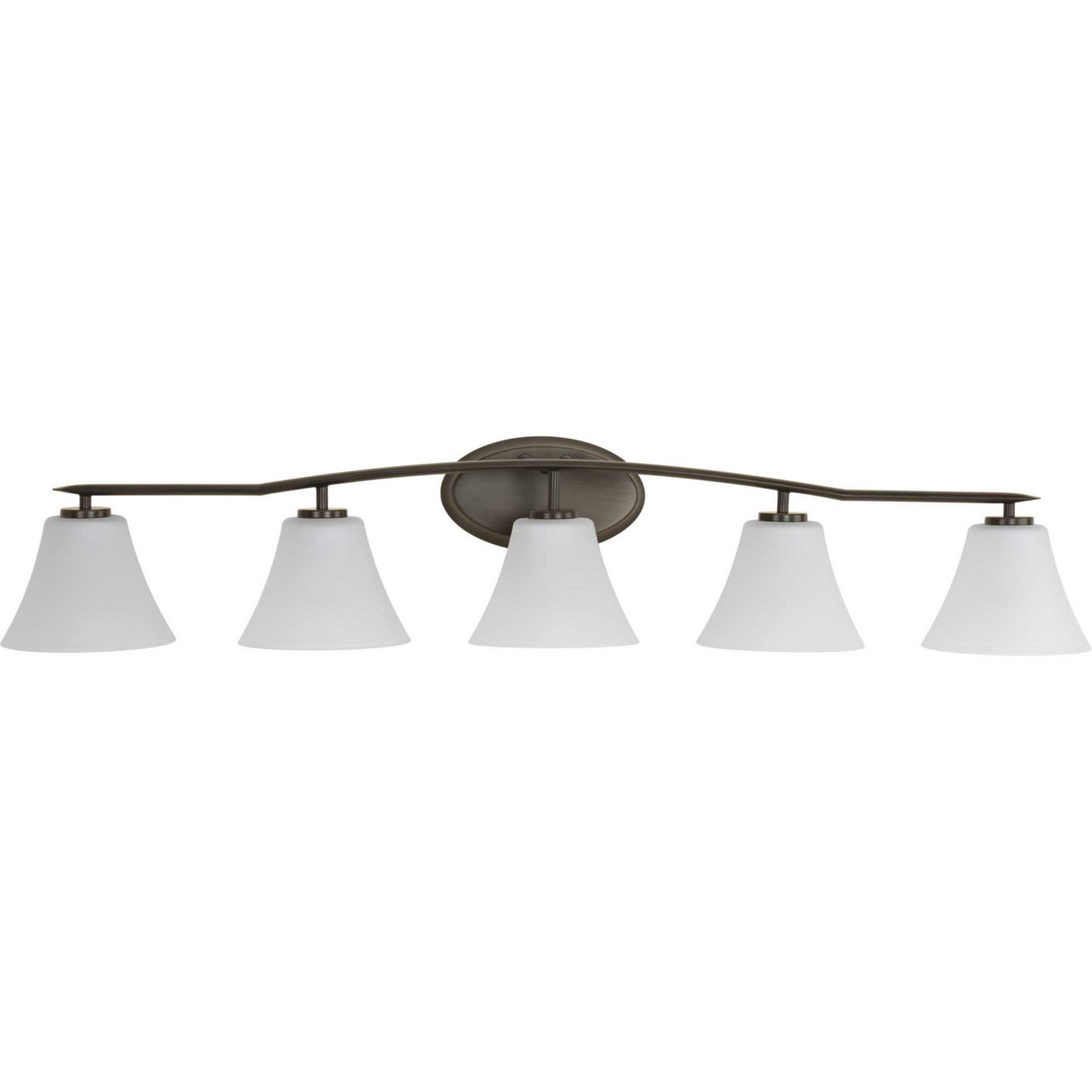 Bravo Five Light Bath Bracket in Antique Bronze