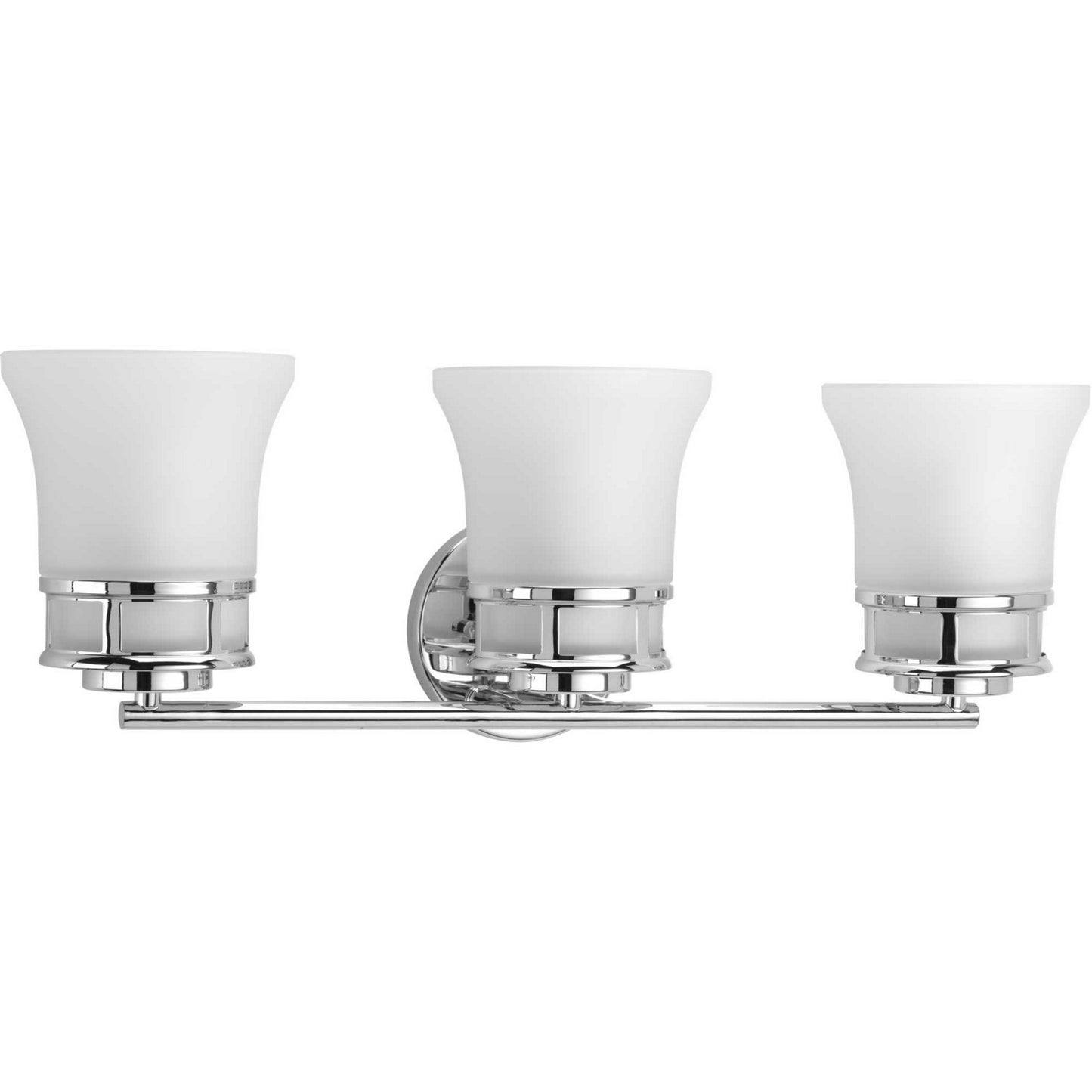 Cascadia Three Light Bath in Polished Chrome