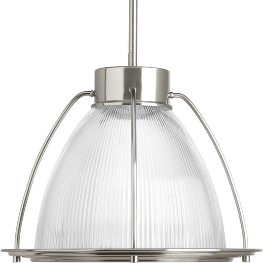 Prismatic LED LED Pendant in Brushed Nickel