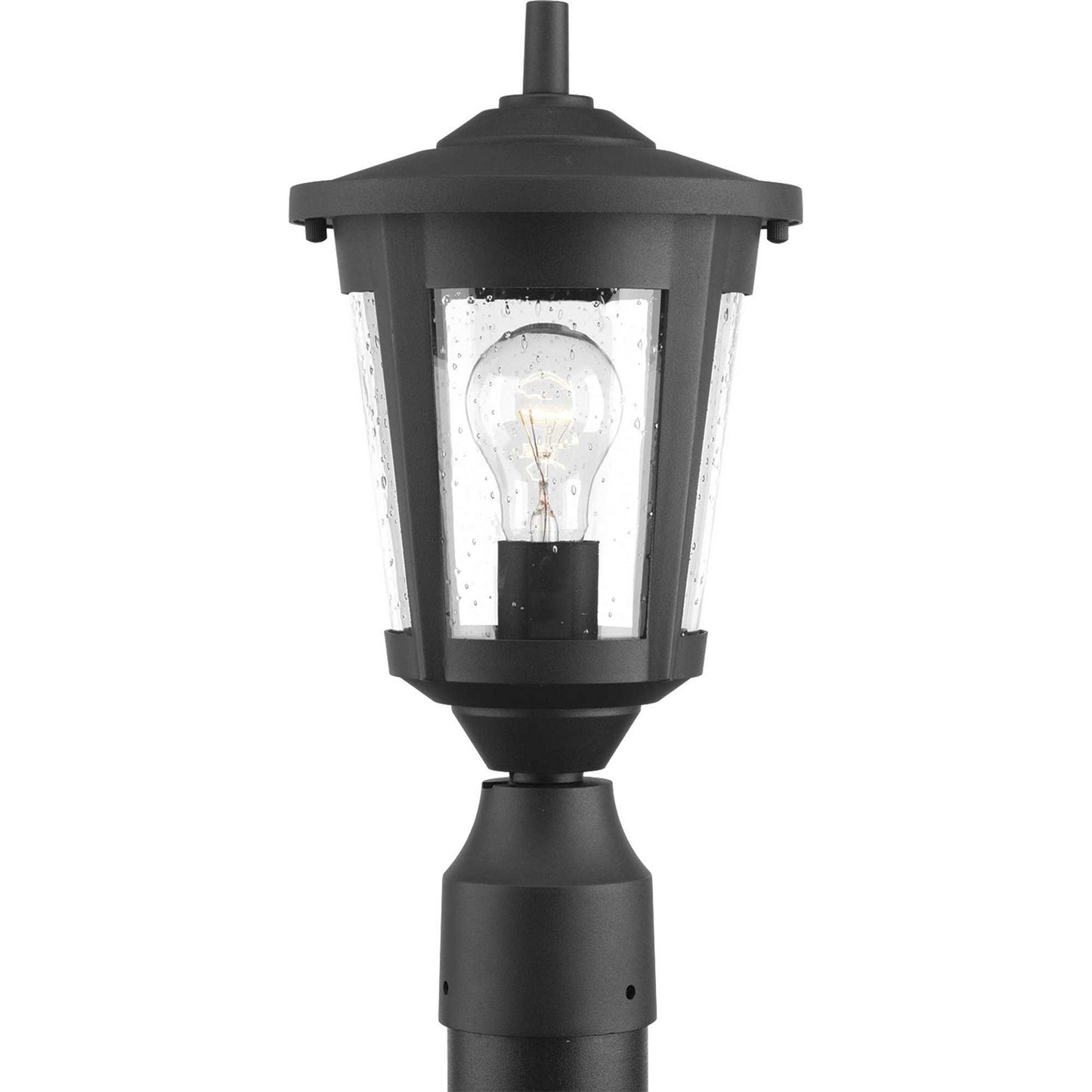 East Haven One Light Post Lantern in Black
