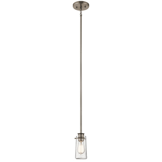 Braelyn One Light Mini Pendant in Classic Pewter