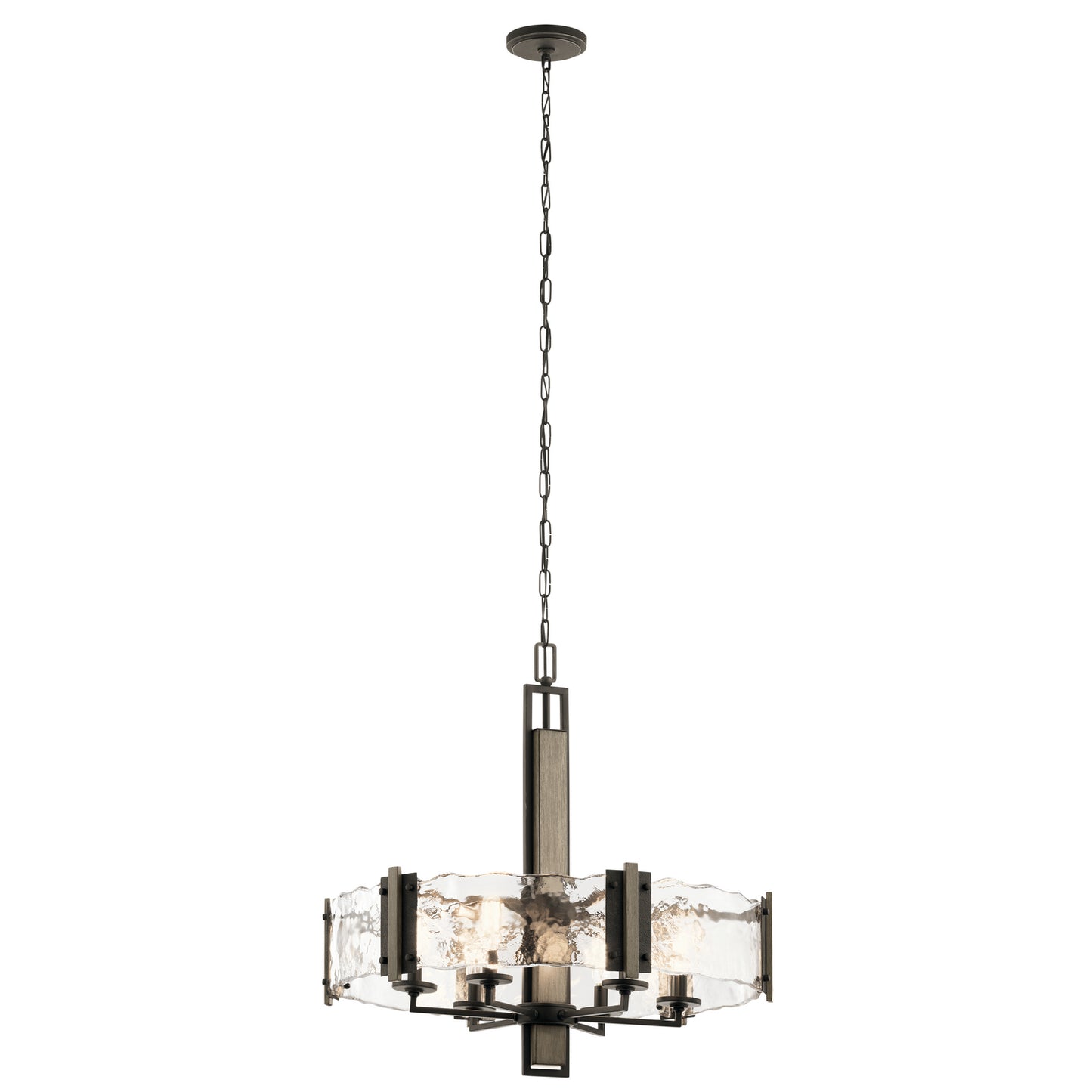 Aberdeen Six Light Chandelier in Olde Bronze