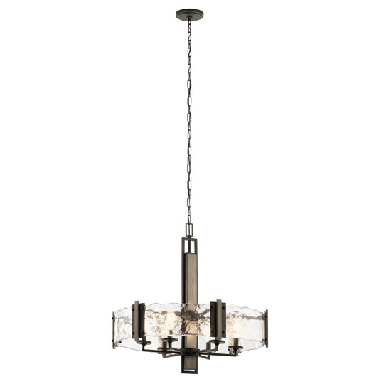 Aberdeen Six Light Chandelier in Olde Bronze