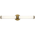 Indeco LED Linear Bath in Natural Brass