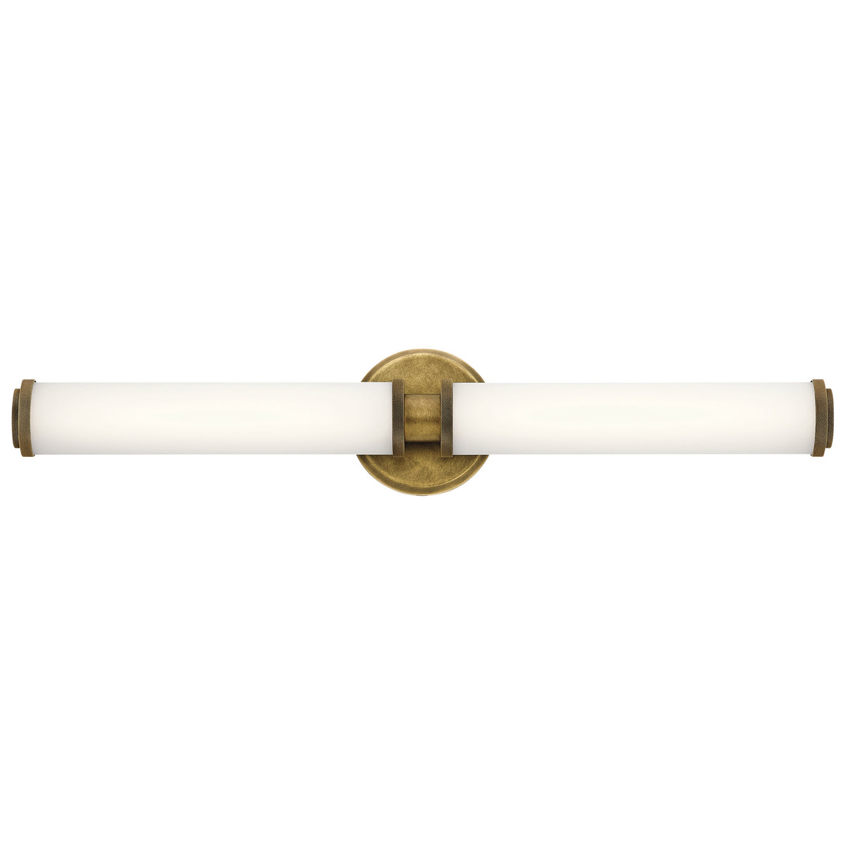 Indeco LED Linear Bath in Natural Brass