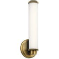 Indeco LED Wall Sconce in Natural Brass