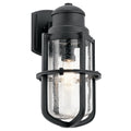 Suri One Light Outdoor Wall Mount in Textured Black