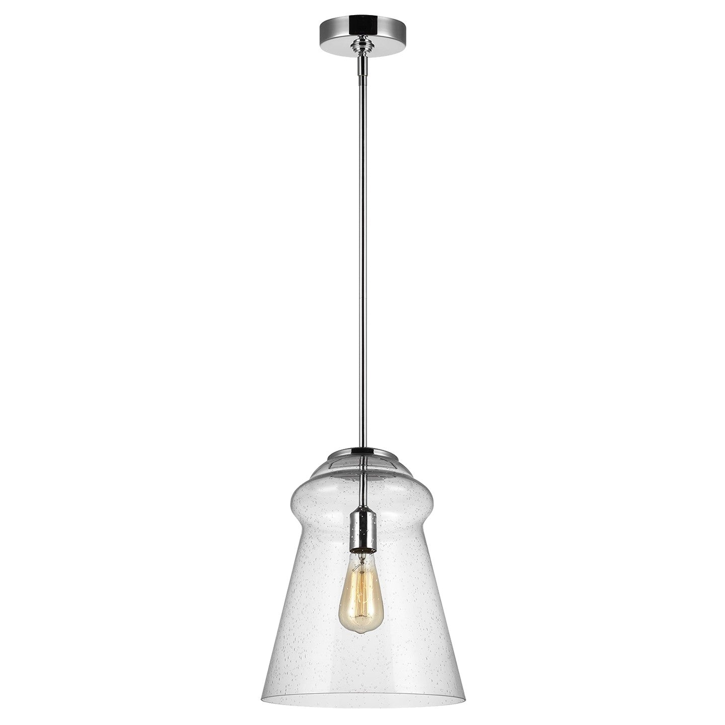 Loras One Light Pendant in Chrome