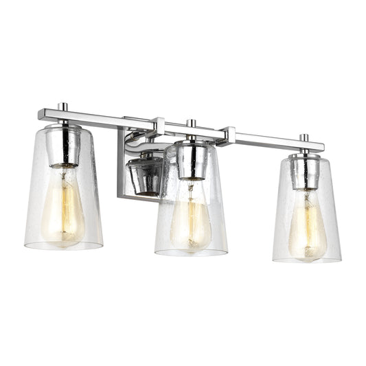 Mercer Three Light Vanity in Chrome