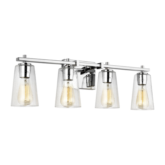 Mercer Four Light Vanity in Chrome