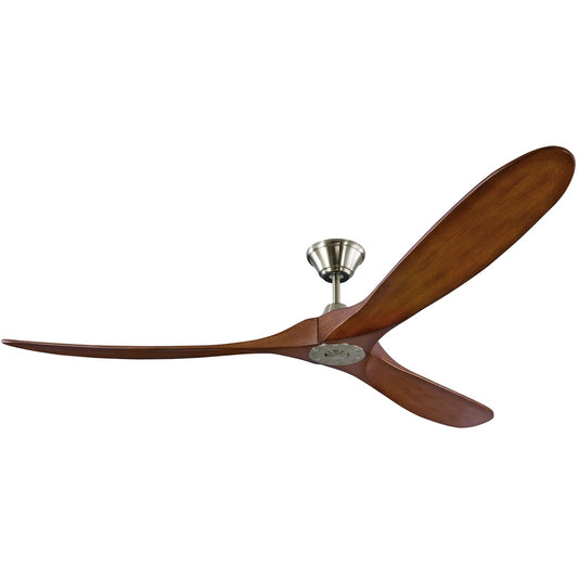 Maverick 70" Ceiling Fan in Brushed Steel