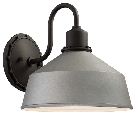 Mantiel One Light Outdoor Wall Mount in Sand Silver