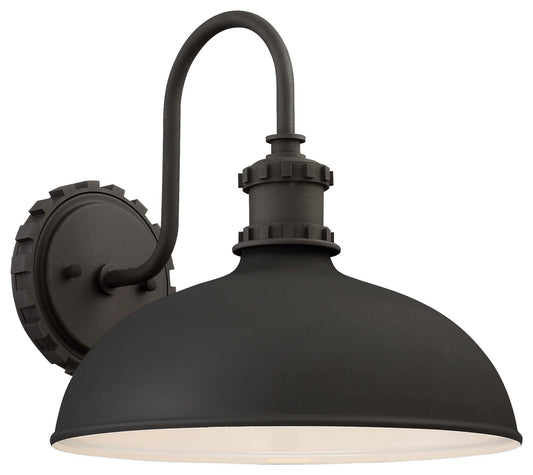 Escudilla One Light Outdoor Wall Mount in Black
