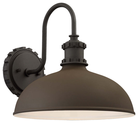 Escudilla One Light Outdoor Wall Mount in Textured Bronze