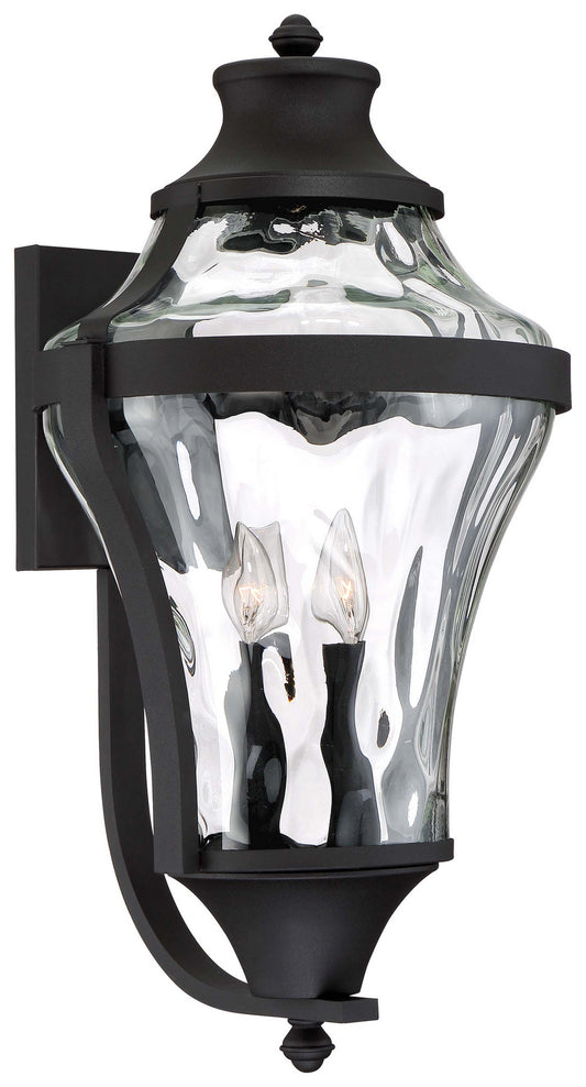 Libre Four Light Outdoor Wall Mount in Black