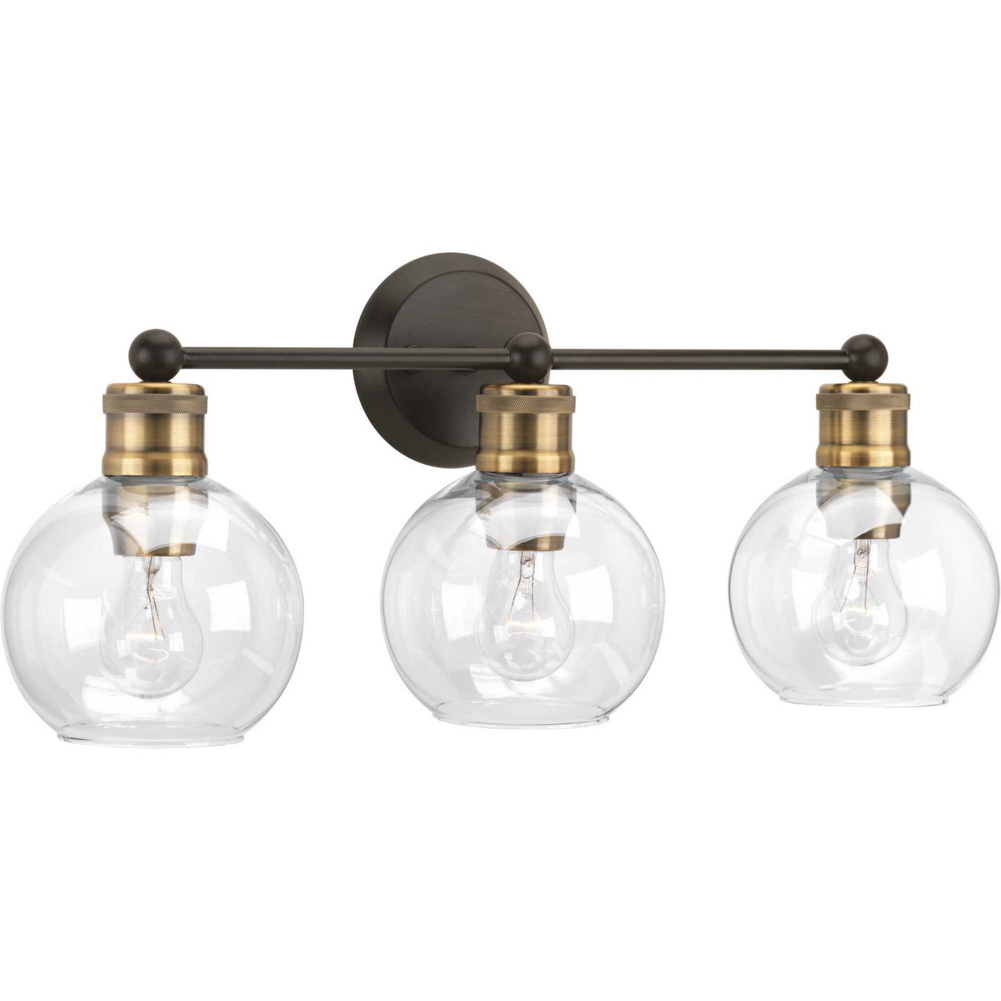 Hansford Three Light Bath in Antique Bronze