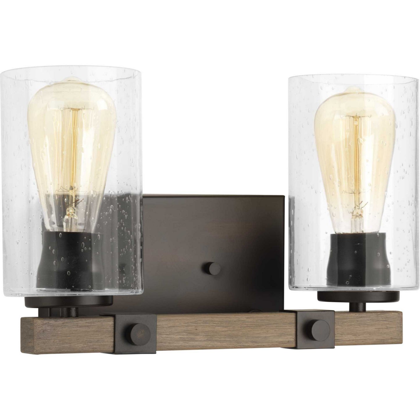 Barnes Mill Two Light Bath in Antique Bronze