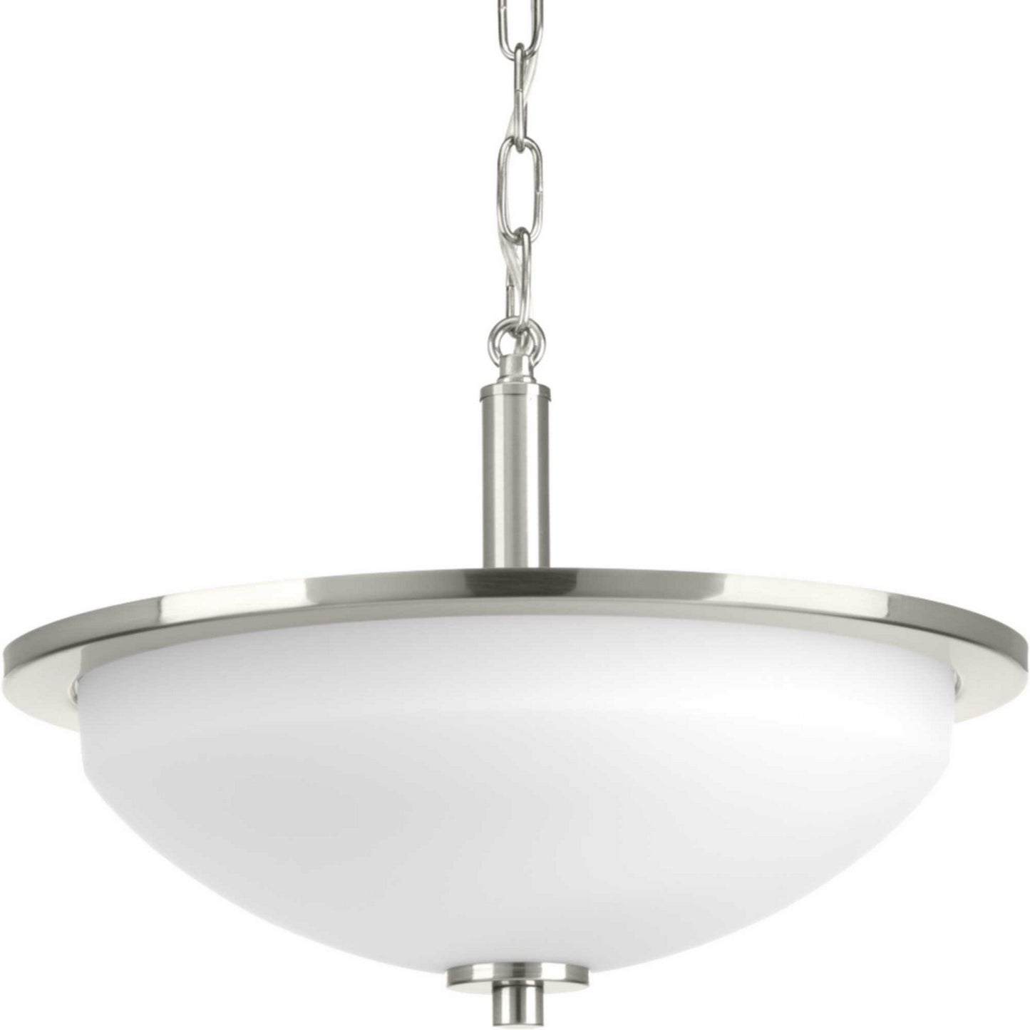 Replay Two Light Semi-Flush Convertible in Brushed Nickel