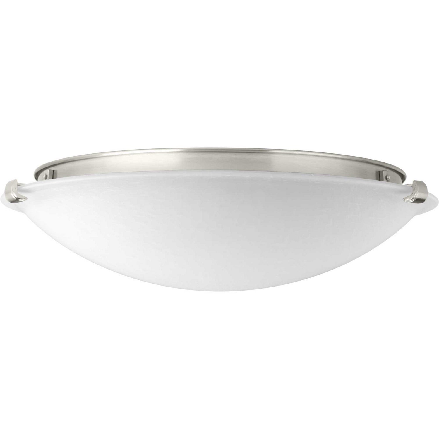 Progress Lighting - P350056-009-30 - LED Flush Mount - Linen Dome LED - Brushed Nickel