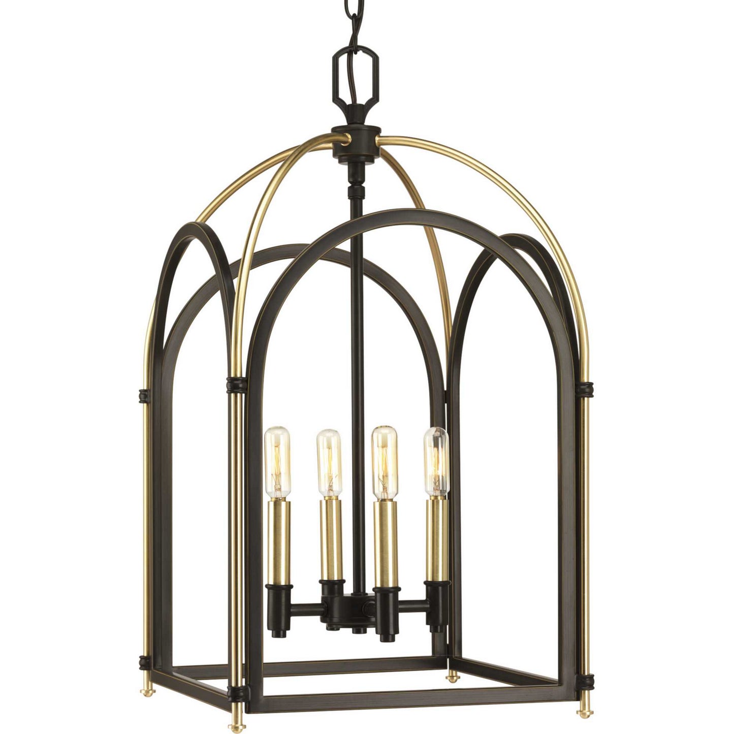 Westfall Four Light Foyer Pendant in Antique Bronze