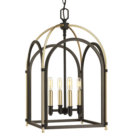Westfall Four Light Foyer Pendant in Antique Bronze