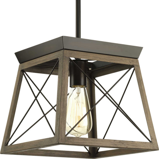 Briarwood One Light Pendant in Antique Bronze