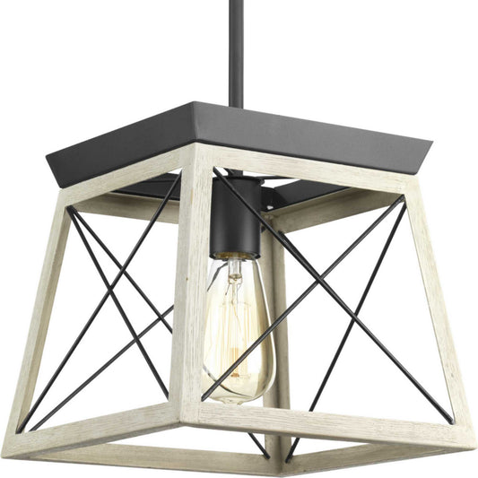 Briarwood One Light Pendant in Graphite
