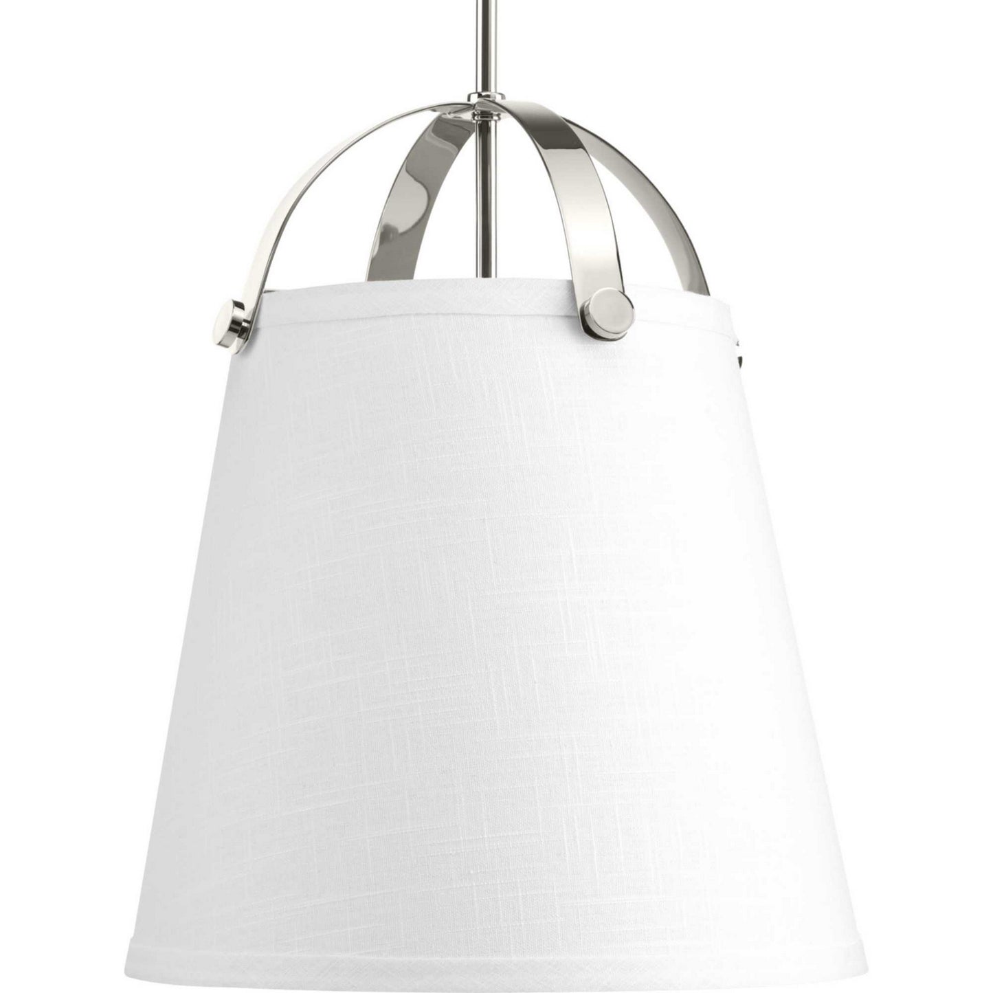Galley Two light Pendant in Polished Nickel