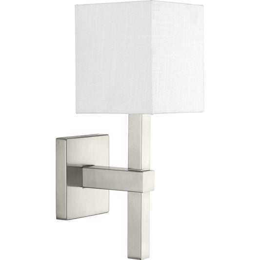 Metro One Light Wall Sconce in Brushed Nickel