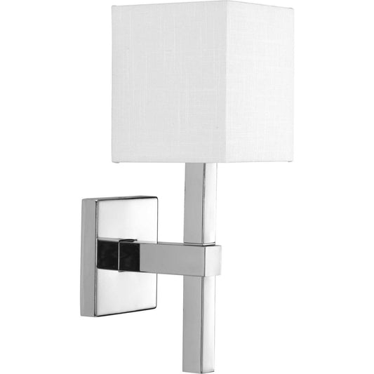 Metro One Light Wall Sconce in Polished Chrome