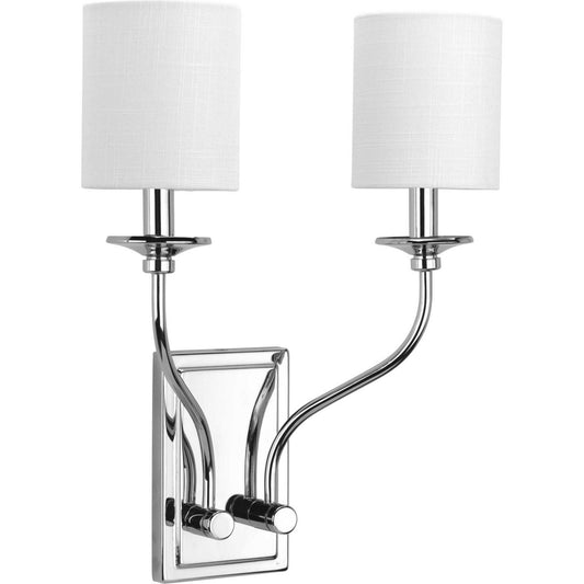 Bonita Two Light Wall Sconce in Polished Chrome