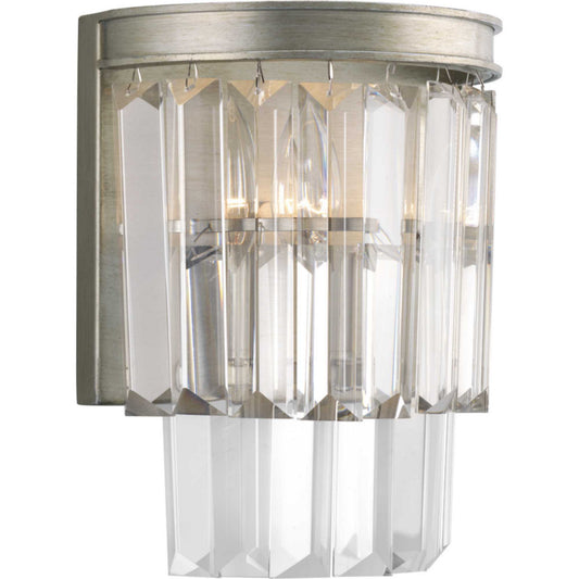 Glimmer Two Light Wall Sconce in Silver Ridge