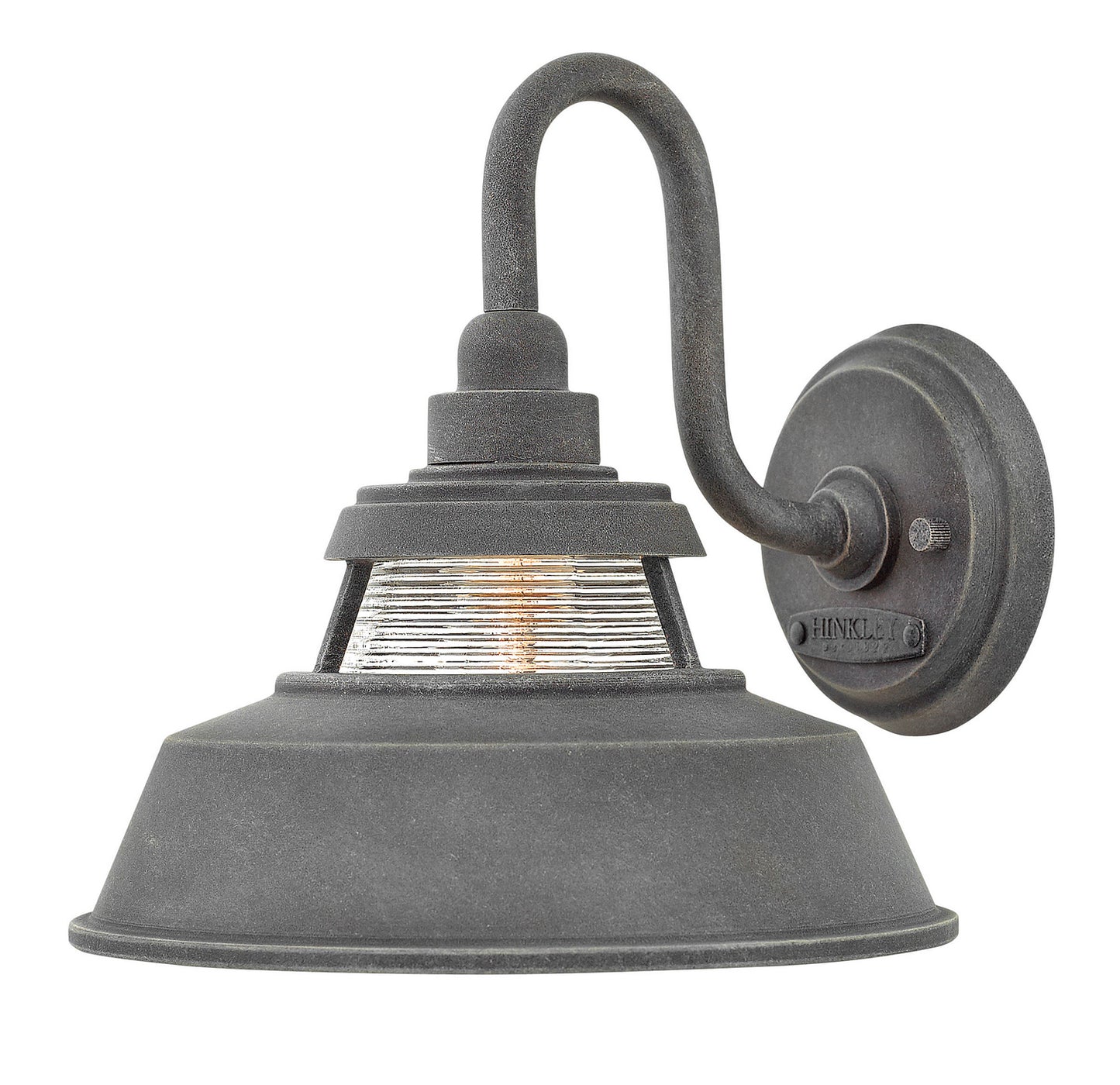 Troyer LED Wall Mount in Aged Zinc
