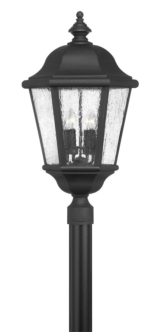 Edgewater LED Post Top or Pier Mount Lantern in Black
