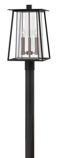 Walker LED Post Top or Pier Mount Lantern in Black
