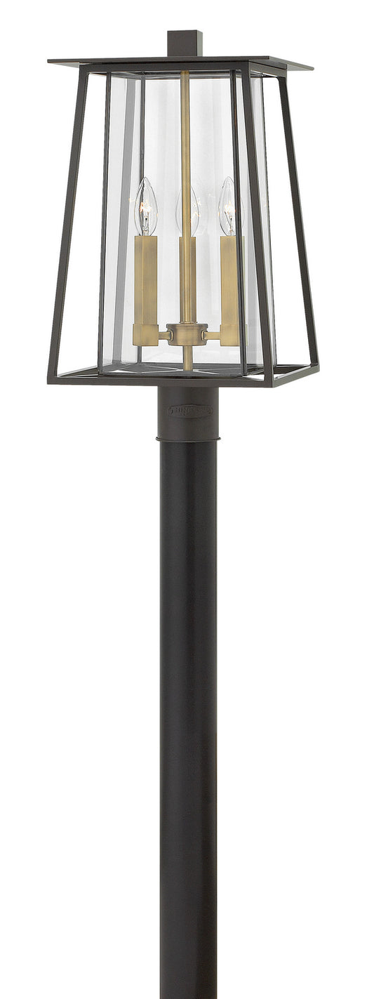 Walker LED Post Top or Pier Mount Lantern in Buckeye Bronze