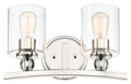 Studio 5 Two Light Bath in Polished Nickel
