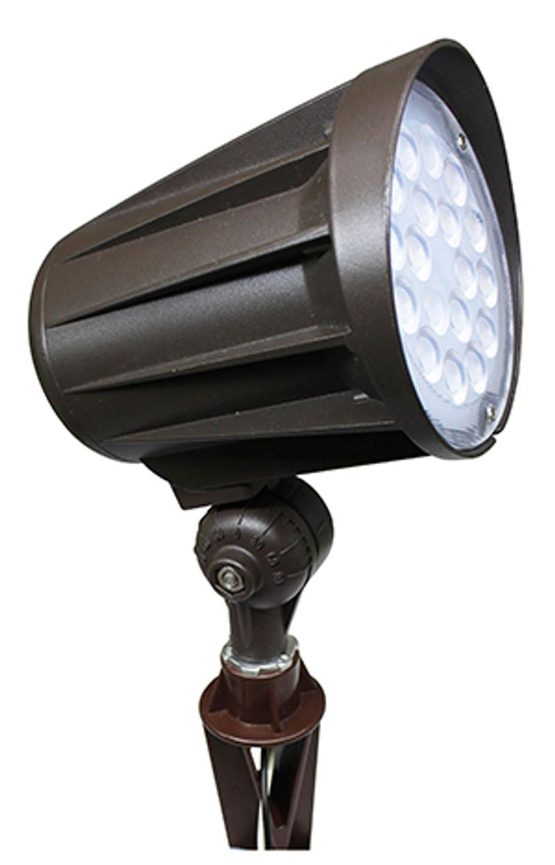 LED Bullet Landscape Flood Light in Bronze