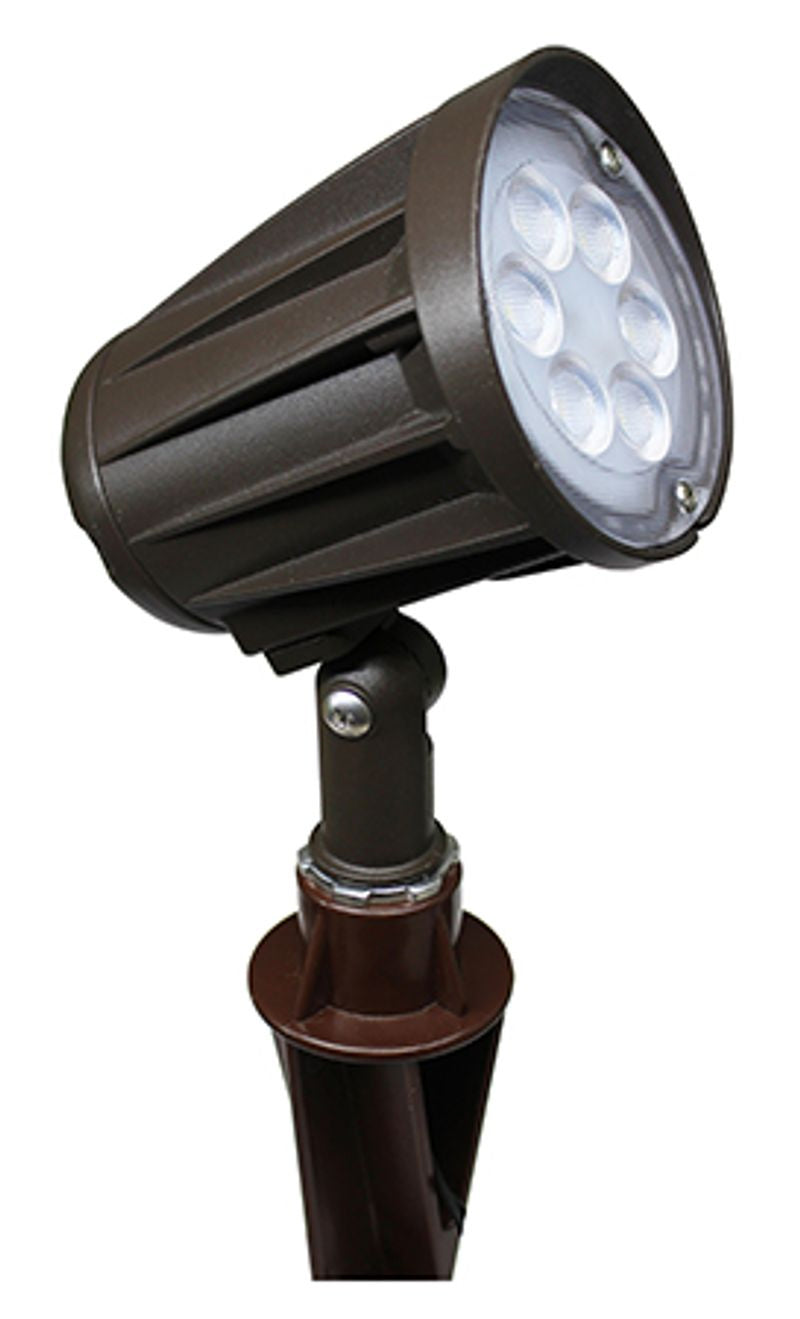 LED Bullet Landscape Flood Light in Bronze