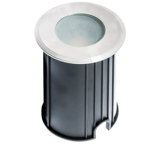 In-Ground Light in Brushed Nickel