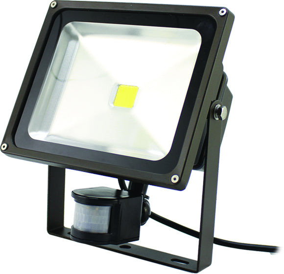 LED Flood Light in Dark Bronze