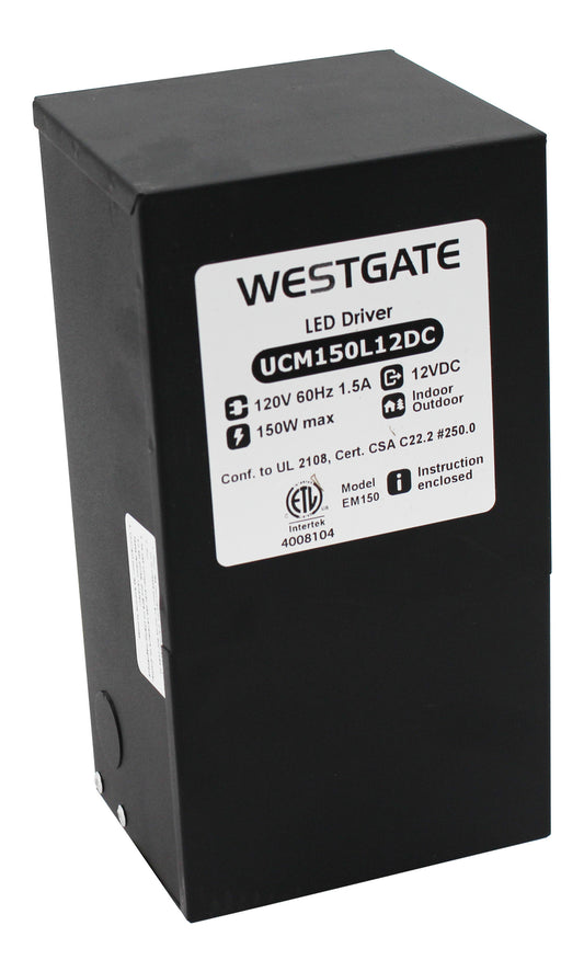 Westgate - UCM-150L-12DC - Transformer - Black