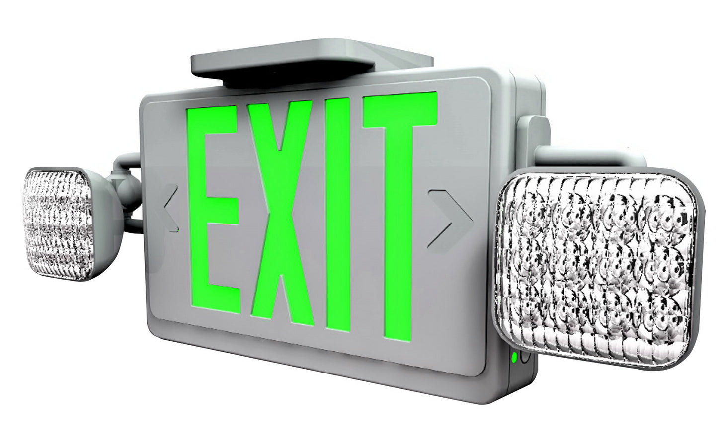 LED Exit/Emergency Light Combo in White