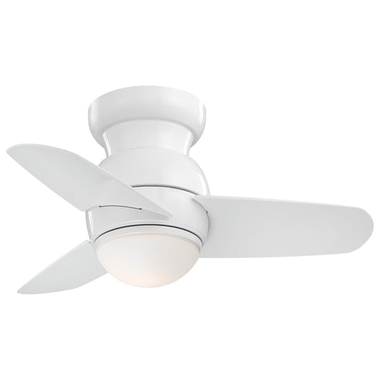 Spacesaver 26"Ceiling Fan in White
