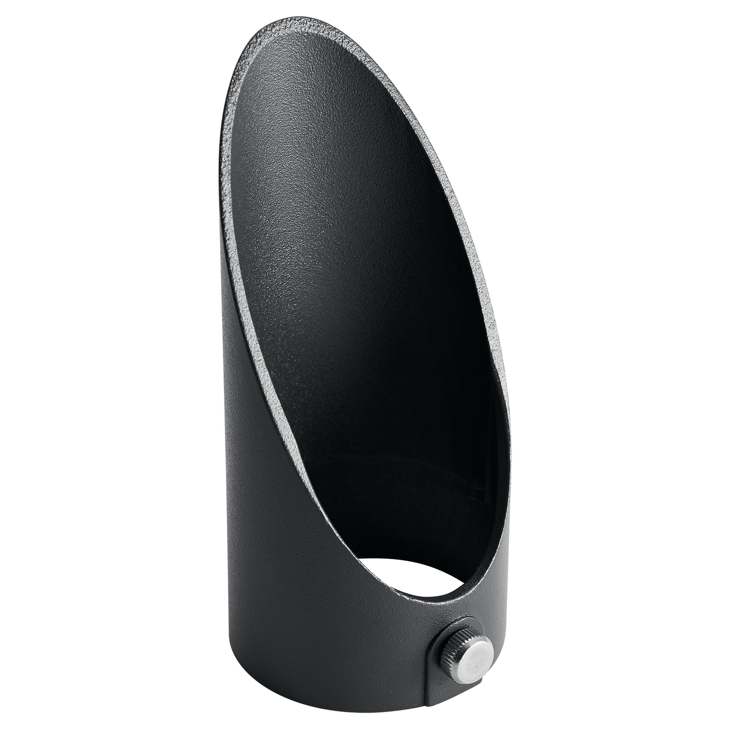Landscape Led Long Cowl in Textured Black