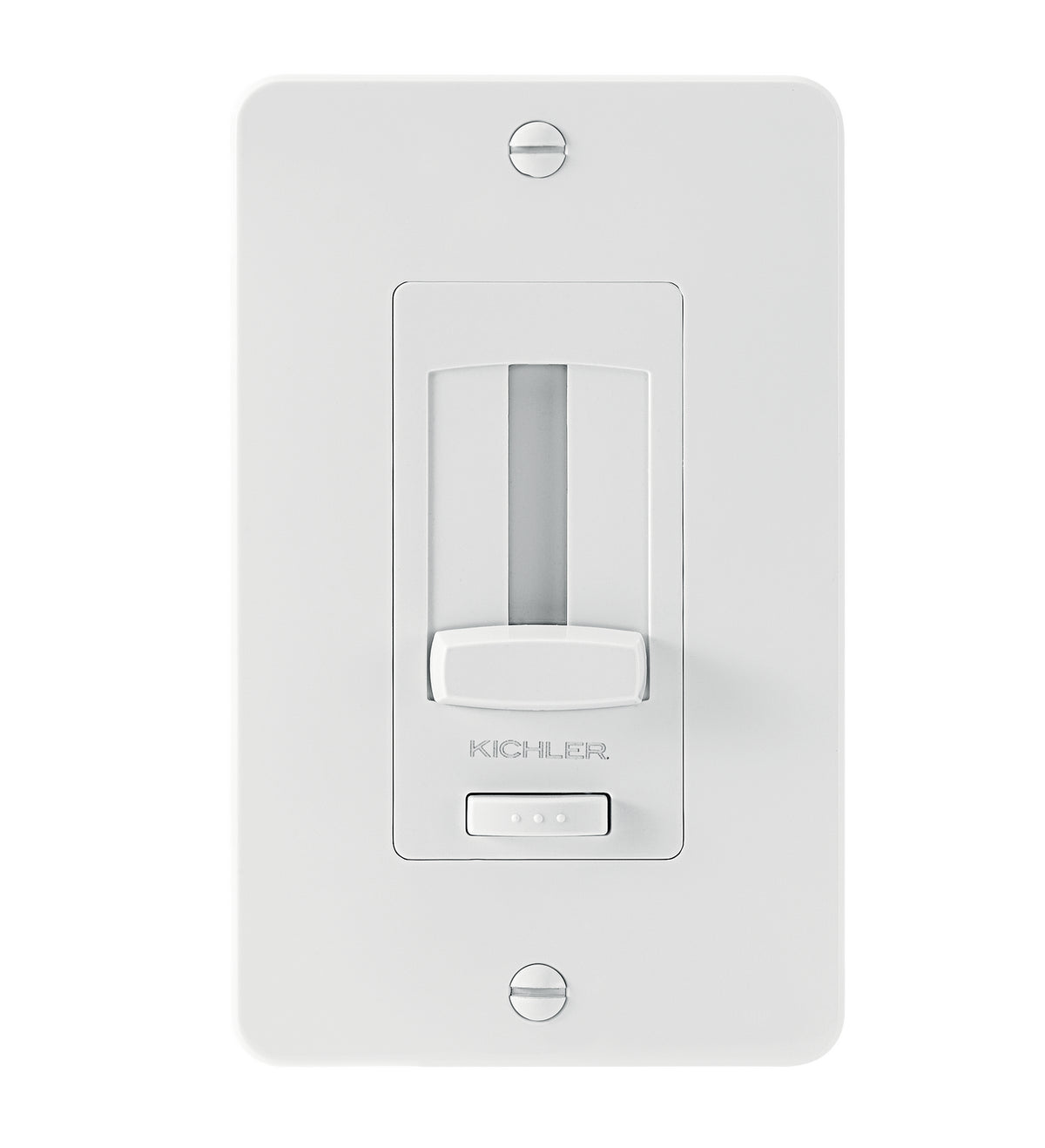 Under Cabinet Accessories LED Driver + Dimmer Trim in White Material (Not Painted)