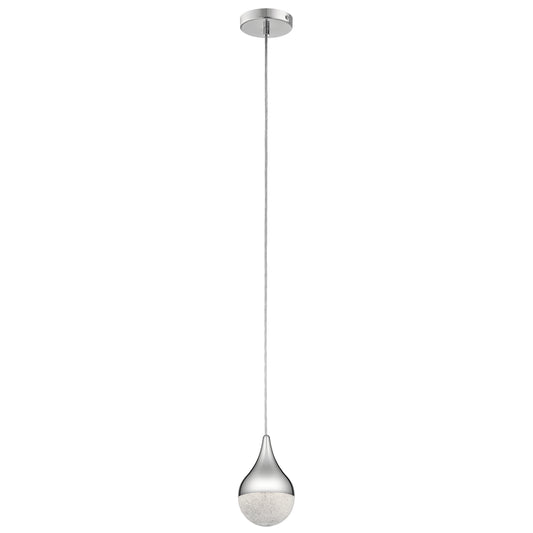 Kiss LED Mini Pendant in Chrome