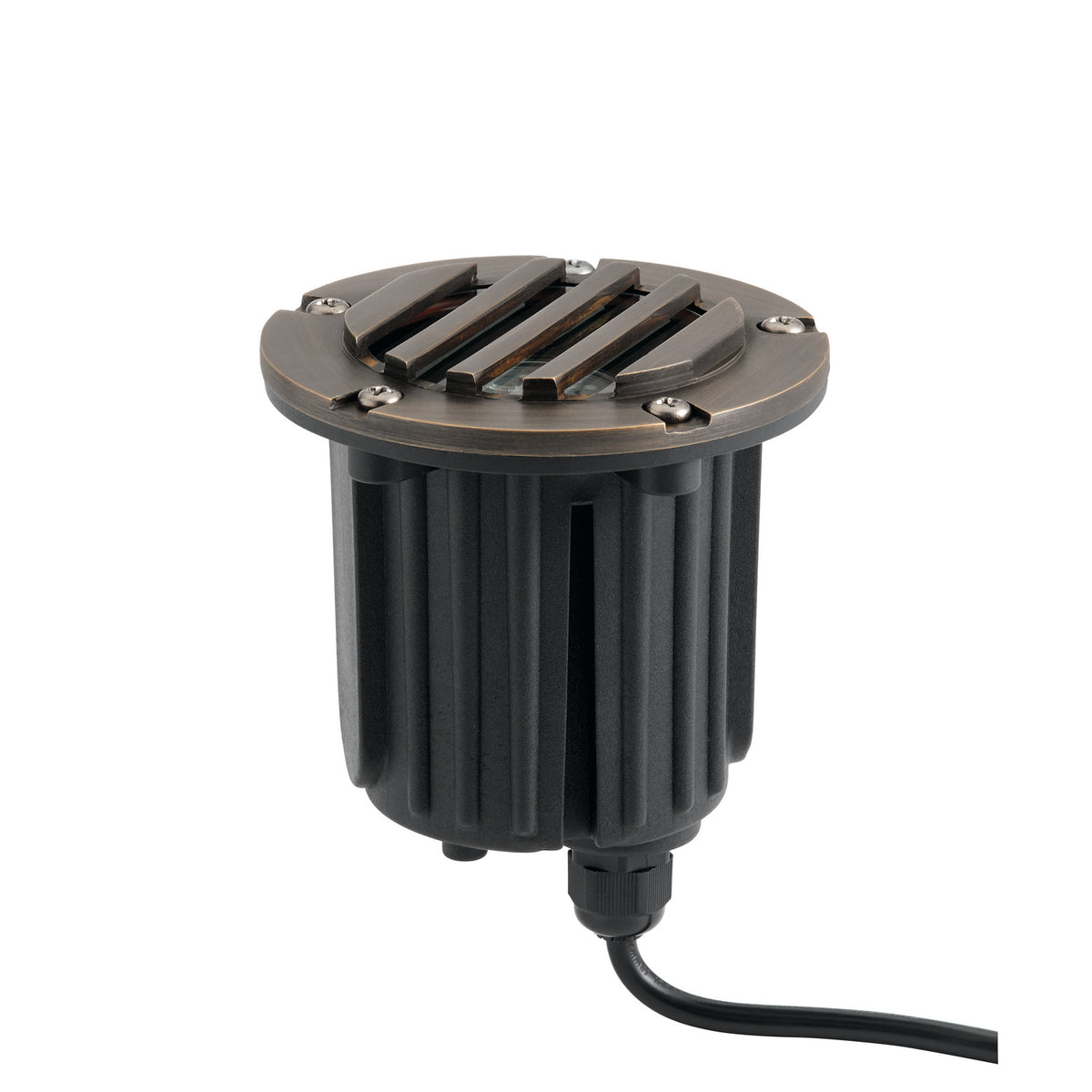 One Light Inground in Centennial Brass